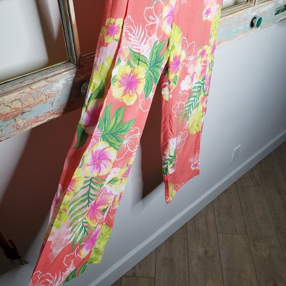 Casual Brazilian made Hawaiian wrap pants size 40 / US size 6 - Picture 7 of 10